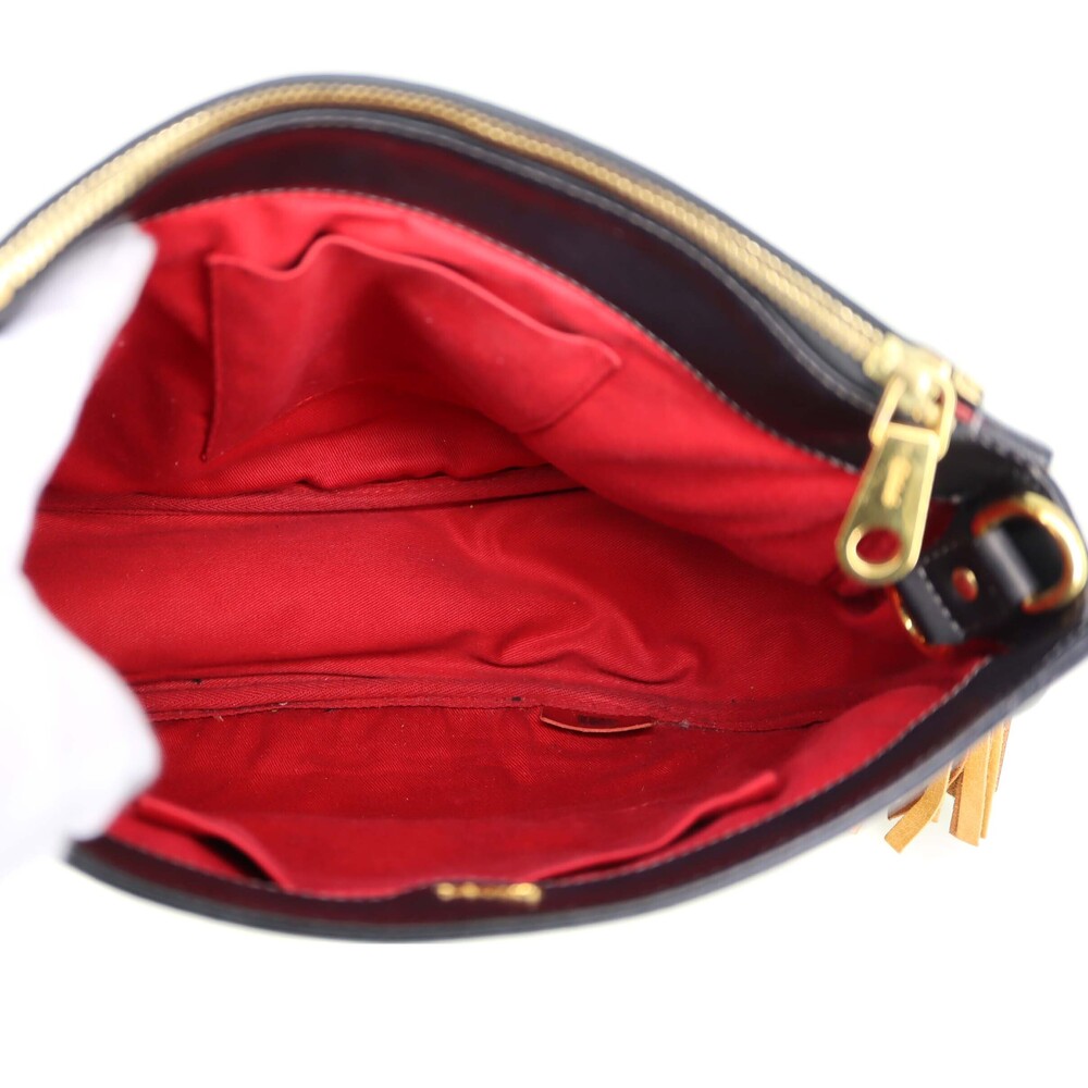 Chloe shoulder bag leather black fringe tassel by - Picture 8 of 11